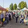 Gleich zu Beginn des "Herbstmarktes der Krämer" kamen viele Besucher 
