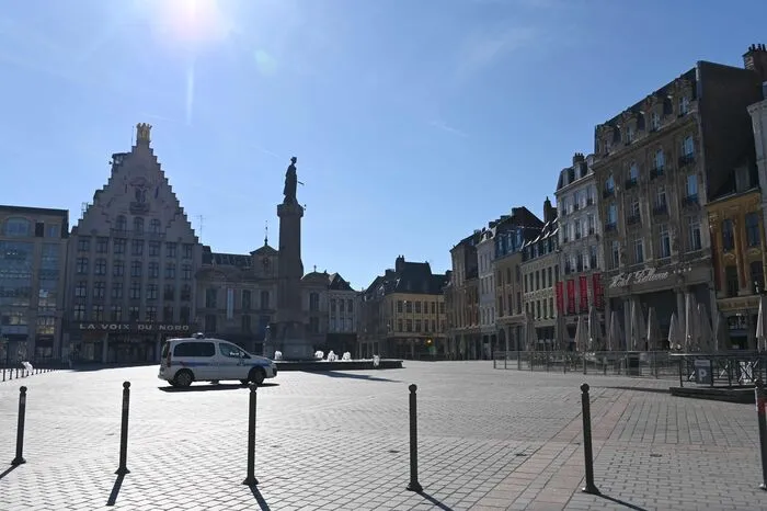 ... wie der Hauptplatz in Lille ...