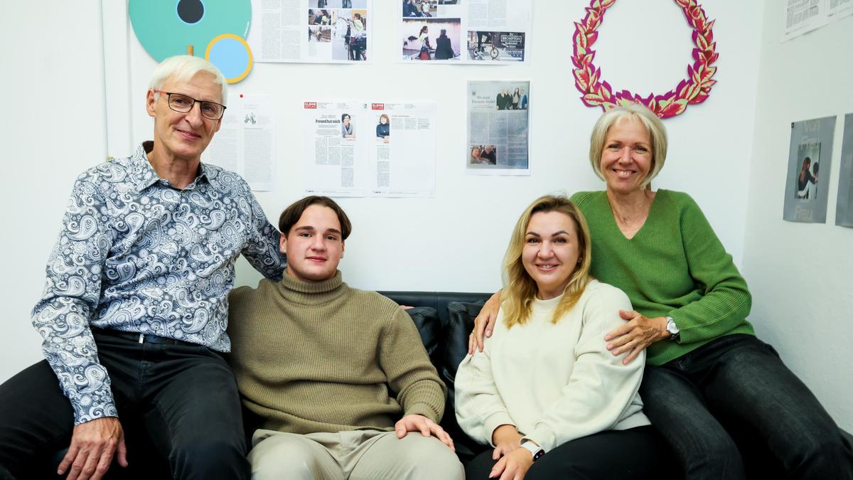 In Arthur und Susanne Koroschetz haben Artem und Yulia Dziuba nicht nur „Buddys“, sondern Freunde gefunden