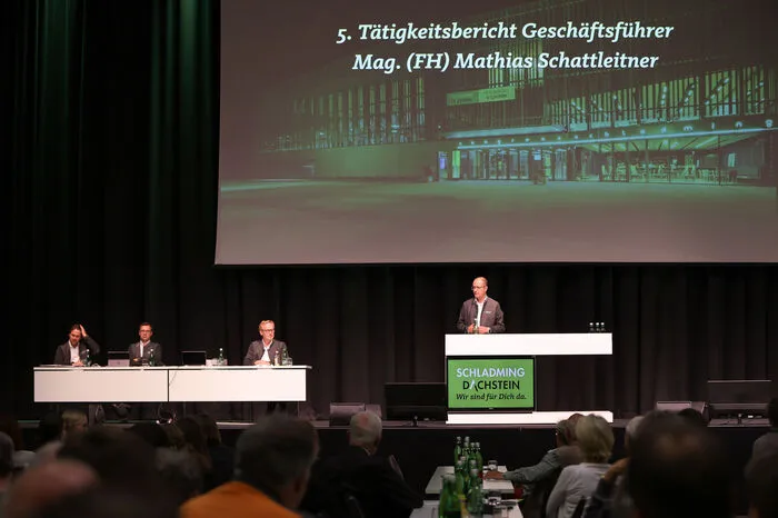 ...danach folgte Geschäftsführer Mathias Schattleitner