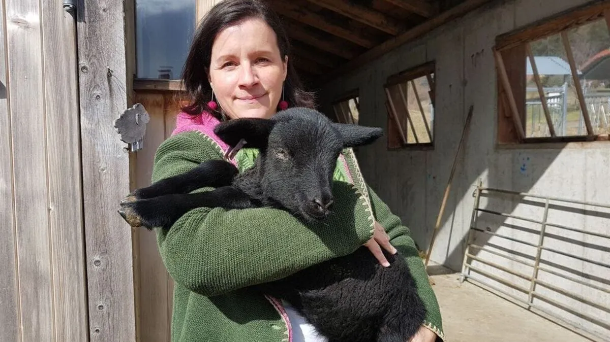 Marieke Wernig führt mit ihrem Mann Günter den Hof