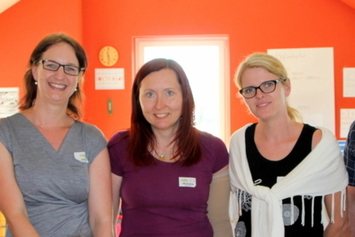 Der Vorstand mmit dem designierten Bürgermeister Oliver Felber: Elisabeth Schöngrundner (Schriftführer-Stellvertreterin),  Julia Kriegl (Obfrau-Stellvertreterin), Michaela Tödling (Schriftführerin) und Anita Schwarhofer, Obfrau.