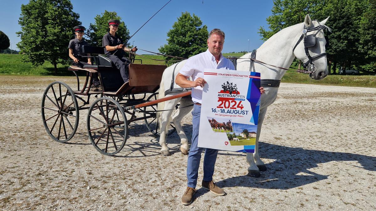 Gestütsleiter Erwin Movia freut sich auf das nächste Event in Piber