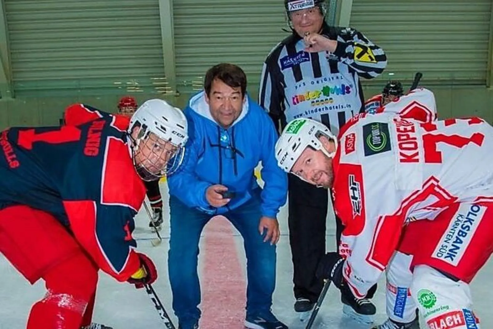 Eishockey Neue Eishalle in Ferlach im Probebetrieb