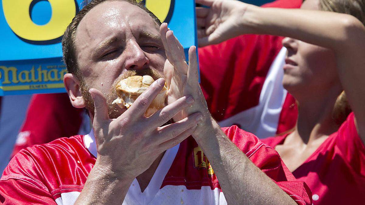 Joey Chestnut ist der Beste in diesem etwas fragwürdigen Bewerb