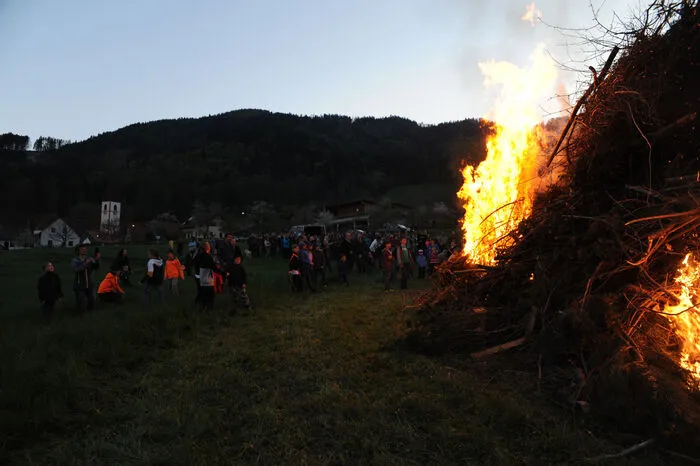 Hunderte Gäste waren zur Brauchtumsveranstaltung gekommen.