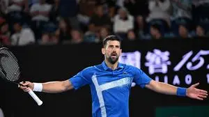 Novak Djokovic rang Carlos Alcaraz nieder