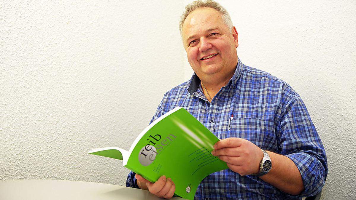 Josef Graßmugg mit dem  38. Reibeisen