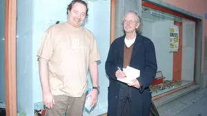 Gernot Ragger traf Peter Handke in Wolfsberg