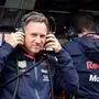 Red Bull's Team Principal Christian Horner is seen in the pit lane during the first practice session at the Autodromo Nazionale circuit in Monza on September 6, 2019 ahead of the Italian Formula One Grand Prix. (Photo by ANDREJ ISAKOVIC / AFP)