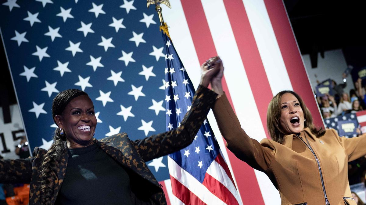 Michelle Obama und Kamala Harris