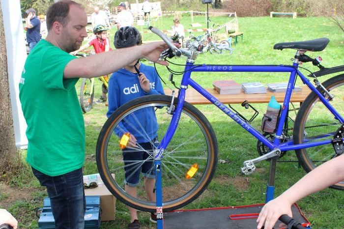 Im Angerpark konnten die Besucher zudem ihre Bikes zum Saisonauftakt kostenlos checken lassen.