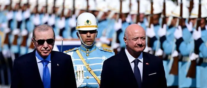 Bundeskanzler Christian Stocker (ÖVP) und der türkische Präsident Recep Tayyip Erdoğan
