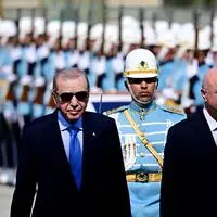 Bundeskanzler Christian Stocker (ÖVP) und der türkische Präsident Recep Tayyip Erdoğan APA/ROLAND SCHLAGER