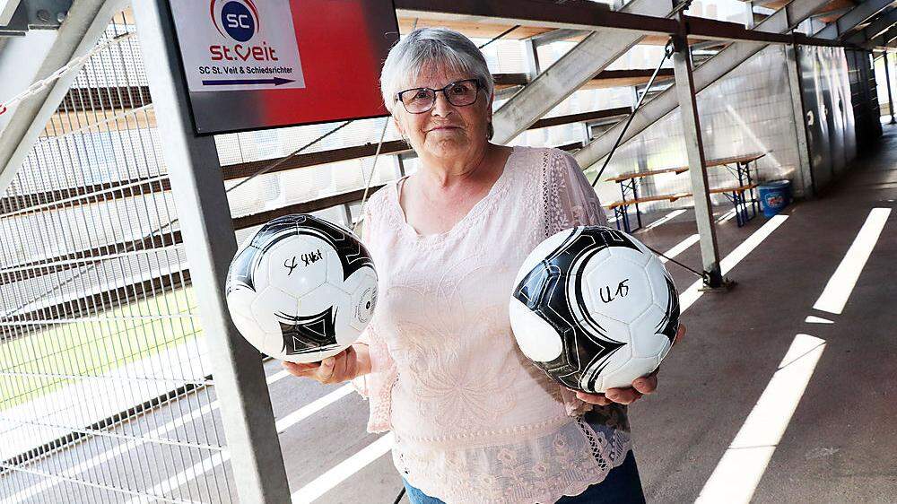 Edith Kreuter ist mit dem Fußball groß geworden