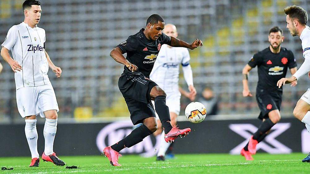 Odion Ighalo und Manchester United schossen den LASK im Hinspiel vor leeren Rängen in der Gugl mit 5:0 ab.