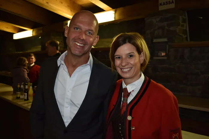"Ofenexperte" Manfred Buxbaum mit seiner Frau Daniela.