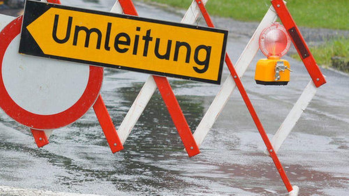 Die B 73 muss am Donnerstag am Nachmittag gesperrt werden