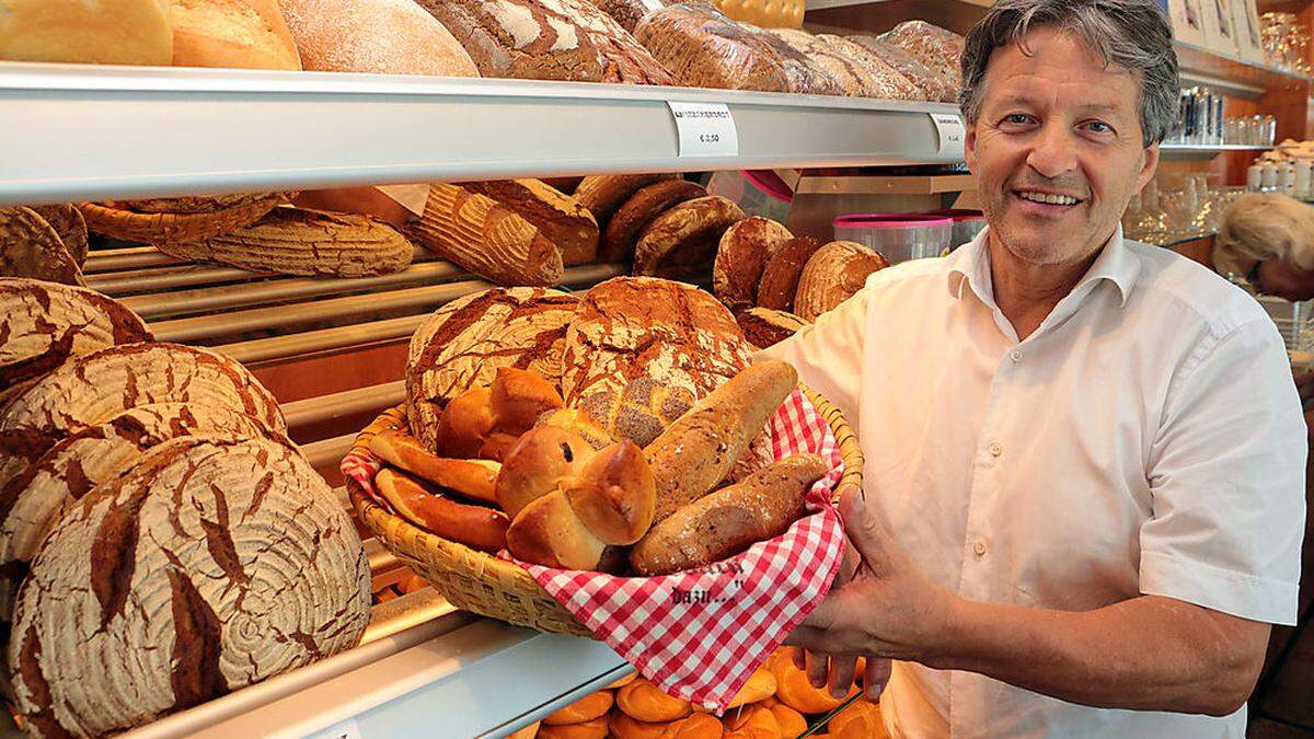 Franz Jechart von der „Alpenbrot Bäckerei“ in Edelschrott 