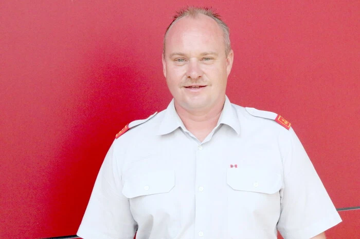 FF-Kommandant Markus Korath (Foto) ...  