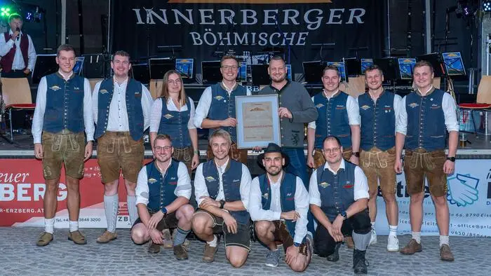 Die Innerberger Böhmische aus Eisenerz wurde zum zehnjährigen Jubiläum zum ersten Markenbotschafter der Stadt Eisenerz ernannt