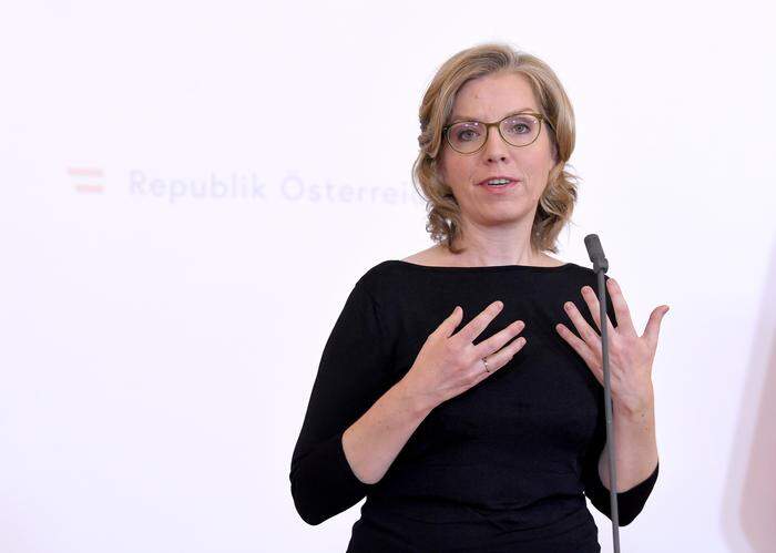 Österreichs Umweltministerin Leonore Gewessler 