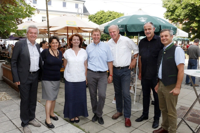 ..wie LR Anton Lang, Bgm. Gregor Löffler, Bio Ernte Steiermark Geschäftsführer Josef Renner oder Kreativ-Chocolatier Josef Zotter.