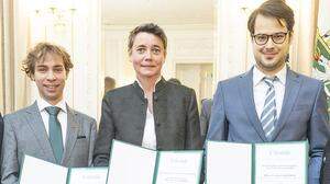Forschungspreise des Landes Steiermark für Daniel Gruss, Astrid Veronig und Markus Roschitz