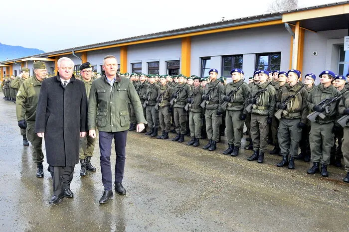 Impressionen vom Festakt mit dem neuen Verteidigungsminister Mario Kunasek und Landeshauptmann Hermann Schützenhöfer.