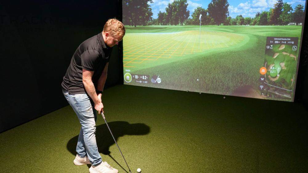 Christoph Kuttnigg ist Geschäftsführer des neuen Indoor-Golfstudios in Maria Lankowitz