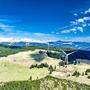 Der Windpark Steinberger Alpe im Lavanttal an der Grenze zur Steiermark