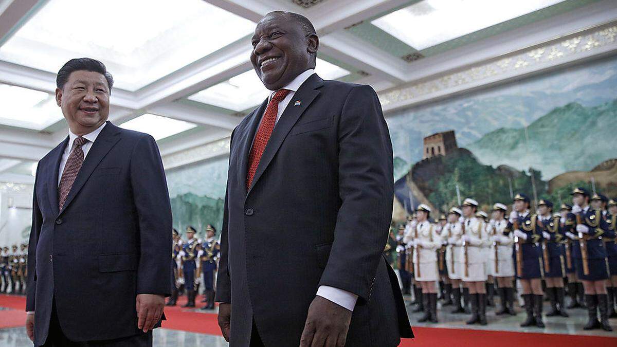 Cyril Ramaphosa, Xi Jinping