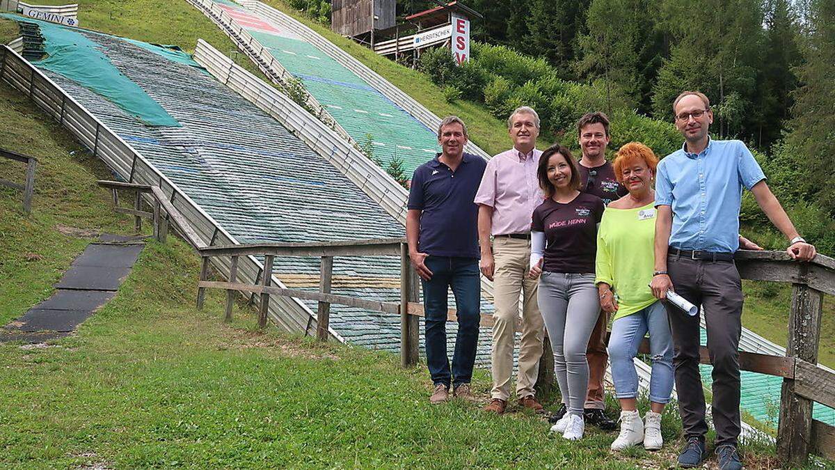 Veranstalter und Partner des Mürzathlons auf der Ganzsteinschanze