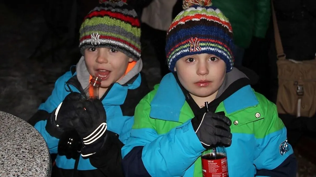 Auch die Kleinen feierten im Trattlpark mit