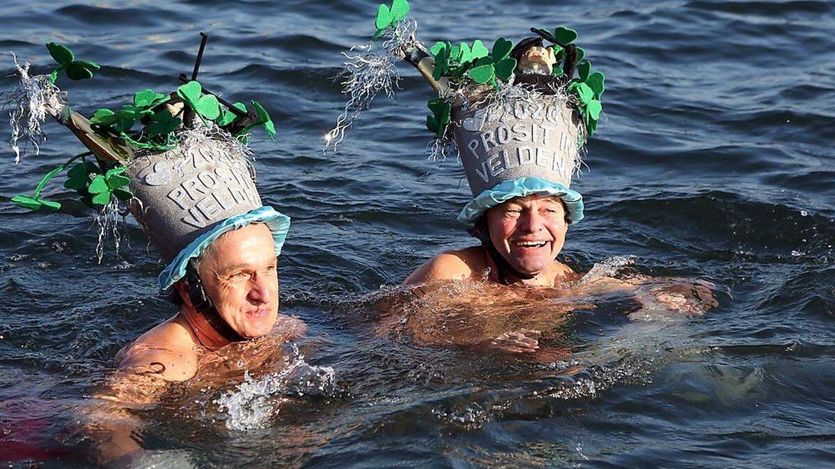 Die Schwimmer waren bestens gelaunt