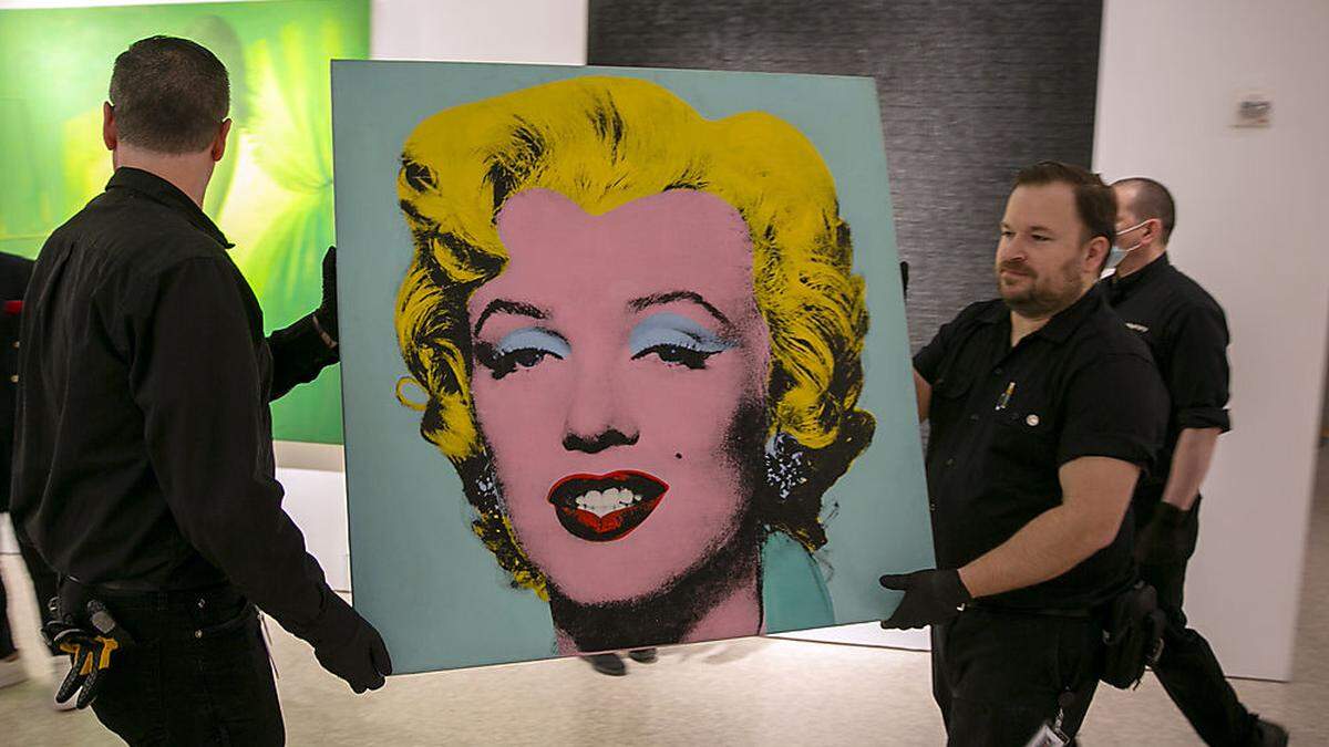 &quot;Shot Sage Blue Marilyn&quot; von Andy Warhol (1964)