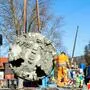 Die Tunnelbohrmaschine „Christina“ kam beim neuen Speicherkanal zum Einsatz