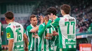 Zuletzt hatte Rapid wieder Grund zum Jubeln