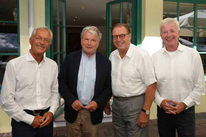Auch sie waren Gäste beim Arzt ihres Vertrauens: Klaus Pekarek, Hans Peter Haselsteiner, Hermann Samonigg und Roland Adrowitzer.