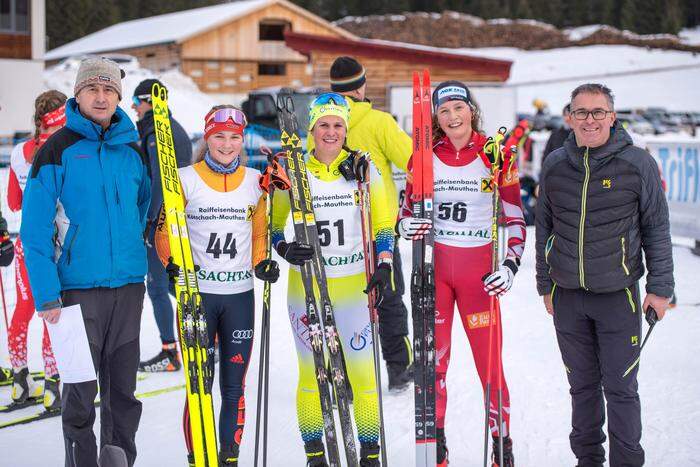 Christoph Oberluggauer(DSG Lesachtal), Marie Keudel (SC Willingen), Julia Kuen(Team Futura), Julia Lindsberger(LRC Lienz) und Gerald Kubin