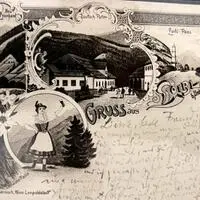 Auf einer Fahrt zum Loibl schrieb Gustav Mahler einer Freundin diese Ansichtskarte