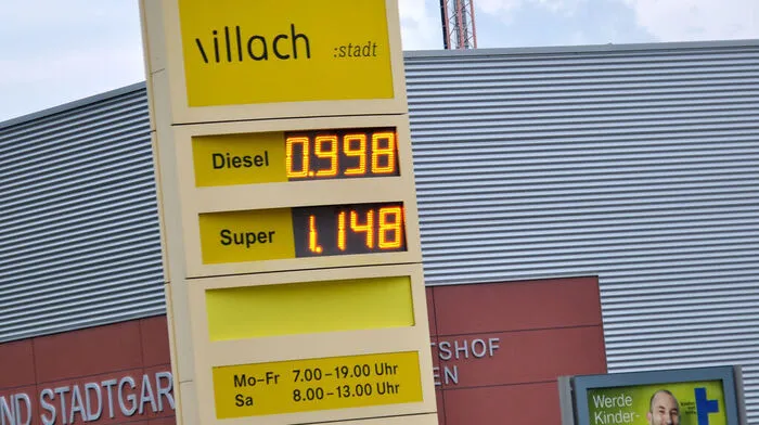 Bei der Stadttankstelle Villach tankt man derzeit Kärntenweit am günstigesten