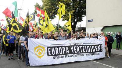 Die Identitären-Demonstration vom vergangenen Samstag in Wien