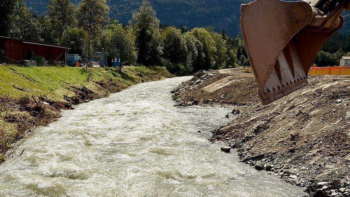 Die Gössering zeigte sich am Freitag beim Spatenstich friedlich