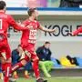 LAFNITZ,AUSTRIA,10.NOV.19 - SOCCER - HPYBET 2. Liga, SV Lafnitz vs GAK 1902. Image shows the rejoicing of GAK with Dominik Hackinger and Philipp Wendler (GAK).
Photo: GEPA pictures/ Christian Walgram