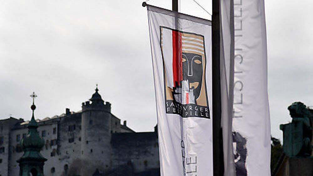 Das Logo der Salzburger Festspiele, seit 1928 unverändert