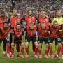 Österreichs Startformation im Spiel gegen Algerien