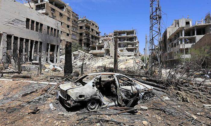 Damaskus in Trümmern: Zerstörung durch den Krieg