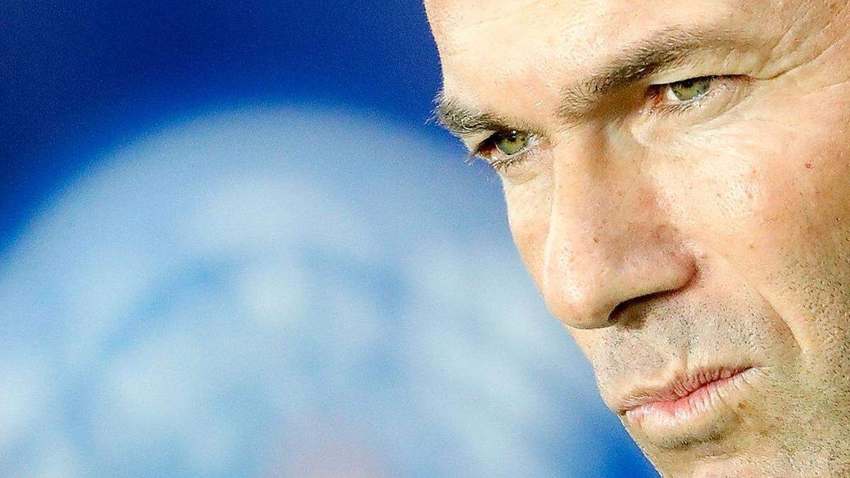 Real-Madrid-Trainer Zinedine Zidane