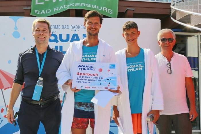 Das drittplatzierte Team "Macho" mit Markus und Leo Macho.